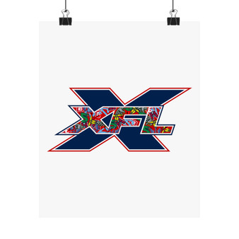 XFL Football All Teams Art Satin Silky Poster for Home Decor