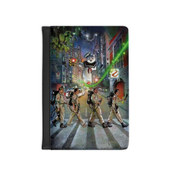 Ghostbusters Abbey Road PU Faux Leather Passport Cover Wallet Black Holders Luggage Travel