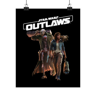 Star Wars Outlaws Art Satin Silky Poster for Home Decor