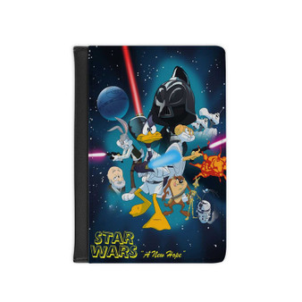 Looney Tunes Star Wars PU Faux Leather Passport Cover Wallet Black Holders Luggage Travel