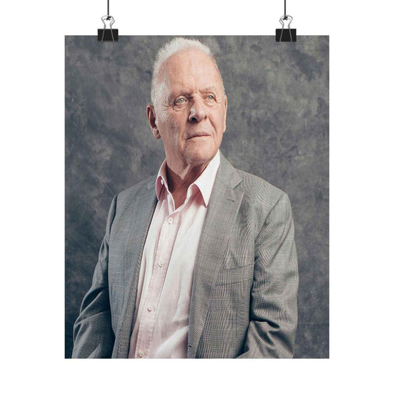 Anthony Hopkins Art Satin Silky Poster for Home Decor