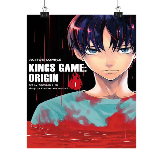 King s Game Origin Art Satin Silky Poster for Home Decor