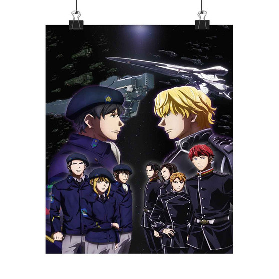 Legend of the Galactic Heroes Art Satin Silky Poster for Home Decor