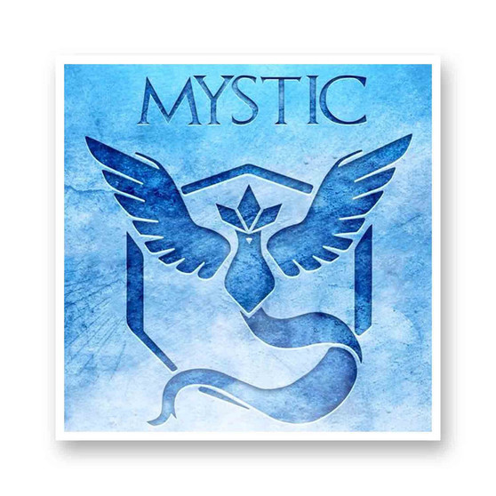 Team Mystic Pokemon Kiss-Cut Stickers White Transparent Vinyl Glossy