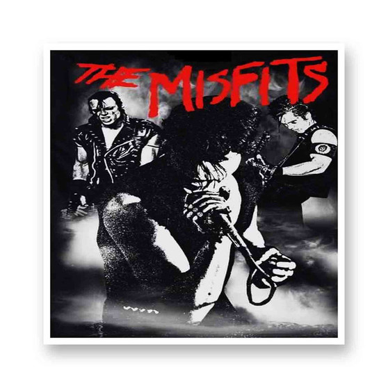 The Misfits Band Kiss-Cut Stickers White Transparent Vinyl Glossy