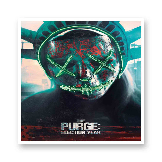 The Purge Election Year Kiss-Cut Stickers White Transparent Vinyl Glossy