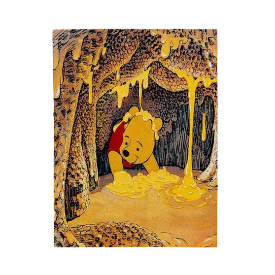 Winnie The Pooh Life is Sweet Velveteen Plush Polyester Blanket Bedroom Family