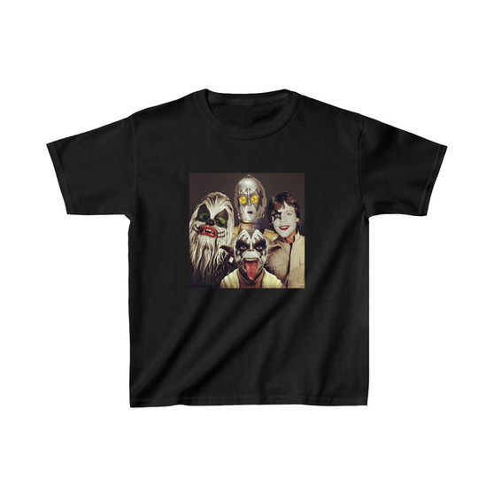 Star Wars as Kiss Band Unisex Kids T-Shirt Clothing Heavy Cotton Tee