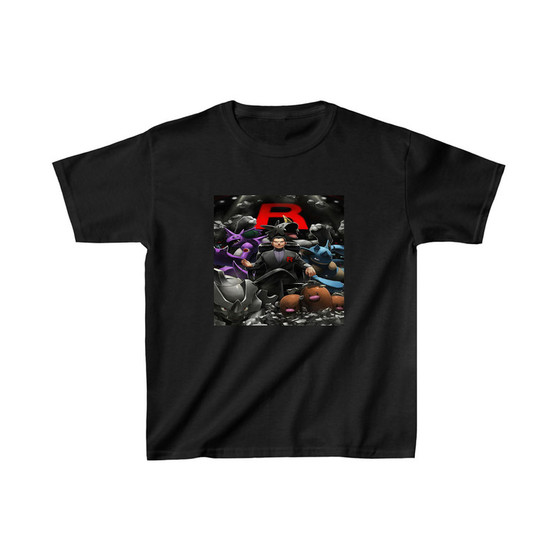 Team Rocket Leader Pokemon Unisex Kids T-Shirt Clothing Heavy Cotton Tee