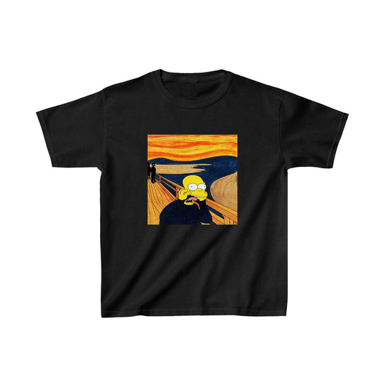 The Simpsons Scream Unisex Kids T-Shirt Clothing Heavy Cotton Tee