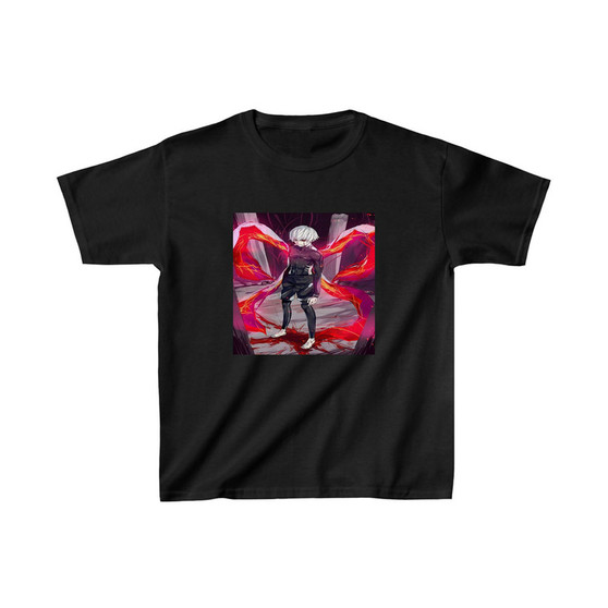 Tokyo Ghoul Kaneki Ken Angry Unisex Kids T-Shirt Clothing Heavy Cotton Tee