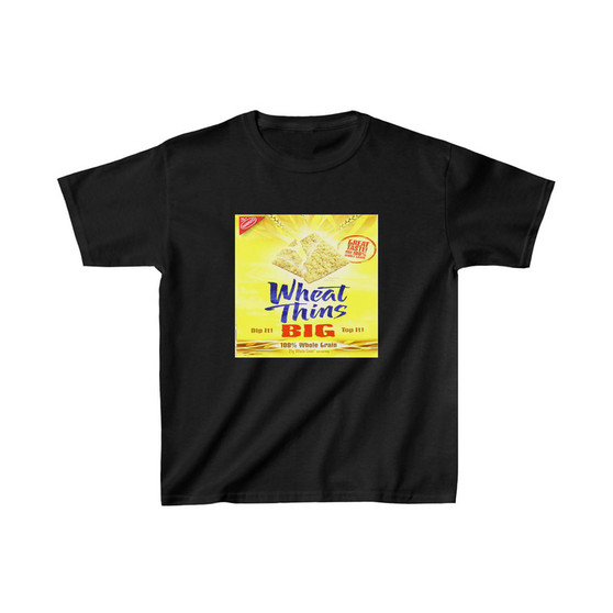 Wheat Thins Crackers Unisex Kids T-Shirt Clothing Heavy Cotton Tee