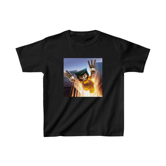 Wolverine Xmen Lego Unisex Kids T-Shirt Clothing Heavy Cotton Tee