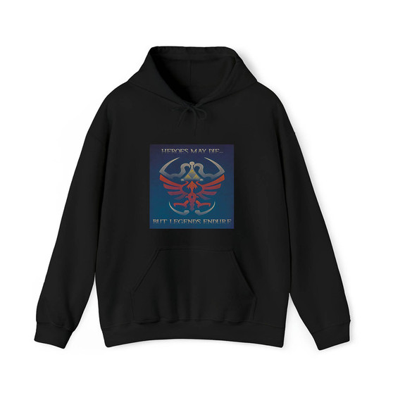 Zelda Heroes May Die Unisex Hoodie Heavy Blend Hooded Sweatshirt