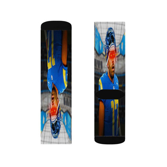 Baker Mayfield LA Rams Polyester Sublimation Socks White