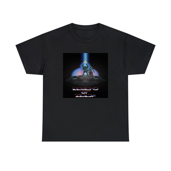 The Legend of Zelda Tron Style Unisex T-Shirts Classic Fit Heavy Cotton Tee Crewneck