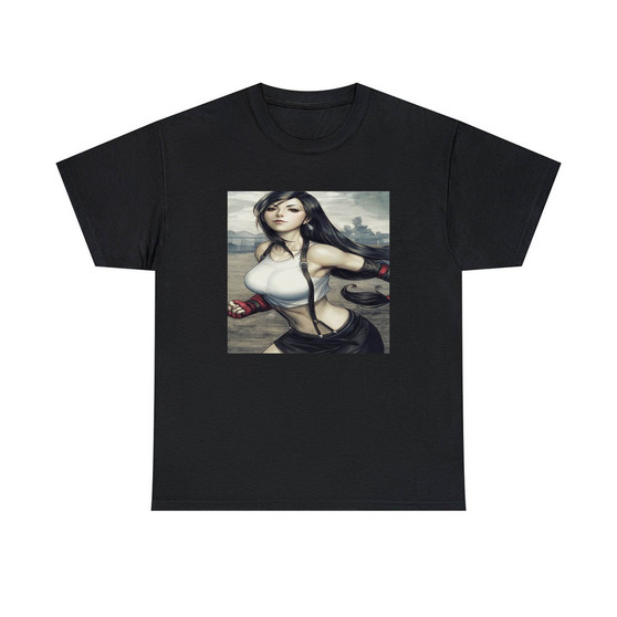 Tifa Lockhart Final Fantasy VII Unisex T-Shirts Classic Fit Heavy Cotton Tee Crewneck