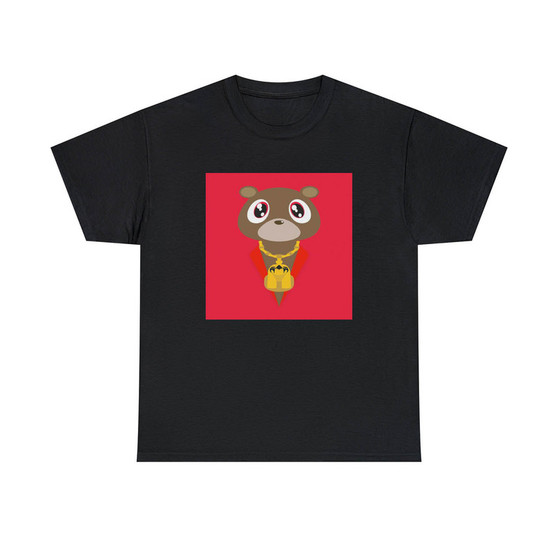 Yeezy Bear Kanye West Unisex T-Shirts Classic Fit Heavy Cotton Tee Crewneck