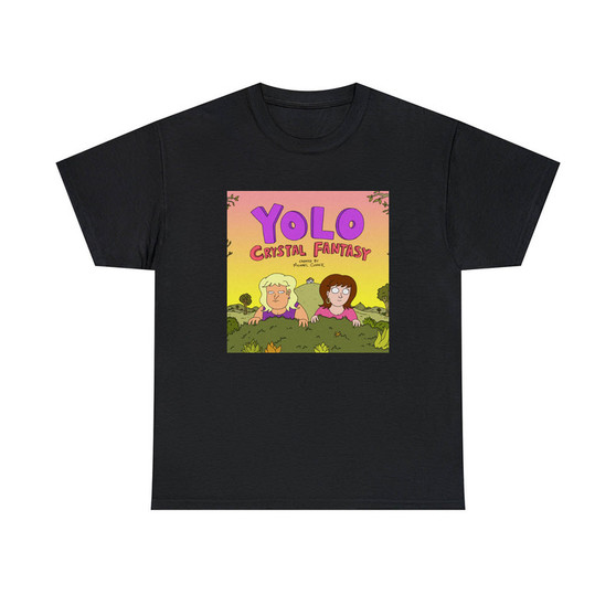 YOLO Crystal Fantasy Unisex T-Shirts Classic Fit Heavy Cotton Tee Crewneck