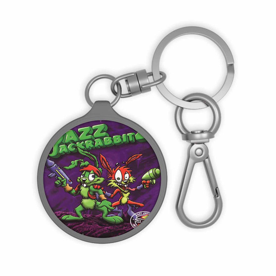 Jazz Jackrabbit 2 Keyring Tag Acrylic Keychain With TPU Cover