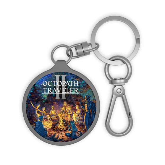 OCTOPATH TRAVELER II Keyring Tag Acrylic Keychain With TPU Cover