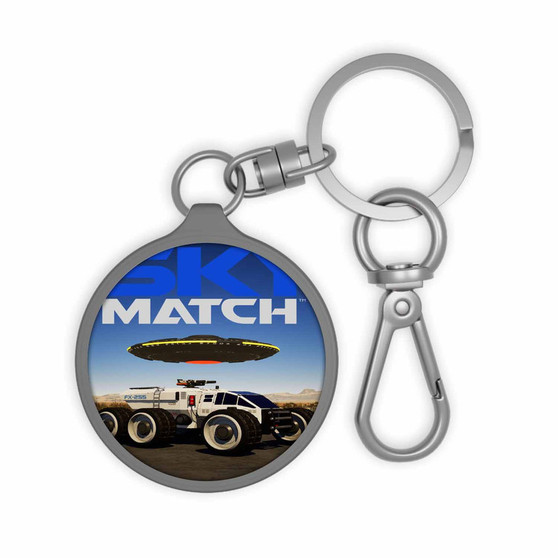 SkyMatch Keyring Tag Acrylic Keychain With TPU Cover