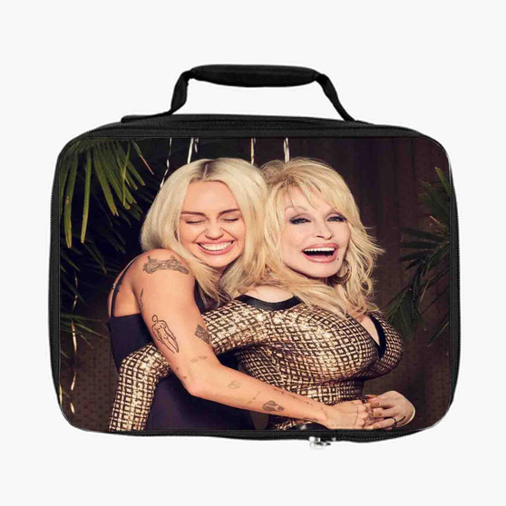 Miley Cyrus and Dolly Parton Lunch Bag Fully Lined and Insulated