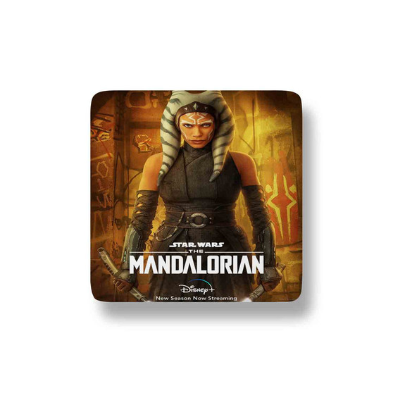 Ahsoka Tano Mandalorian Porcelain Magnet Square