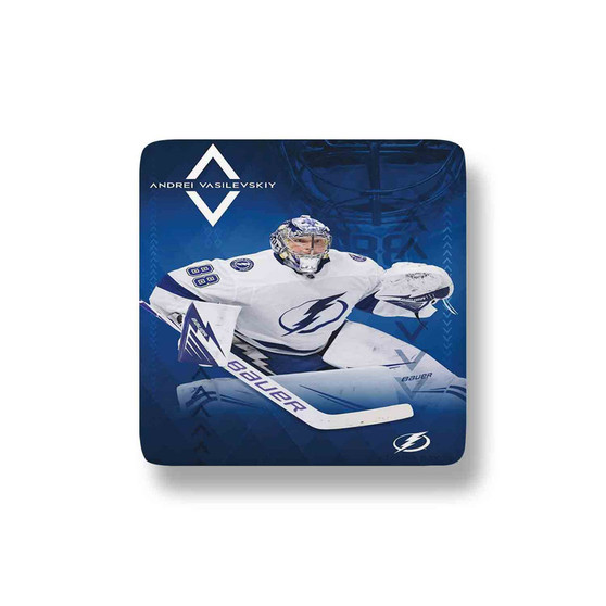 Andrei Vasilevskiy Tampa Bay Lightning Porcelain Magnet Square