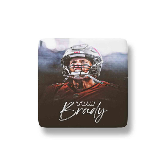 Tom Brady Tampa Bay Buccaneers Porcelain Magnet Square