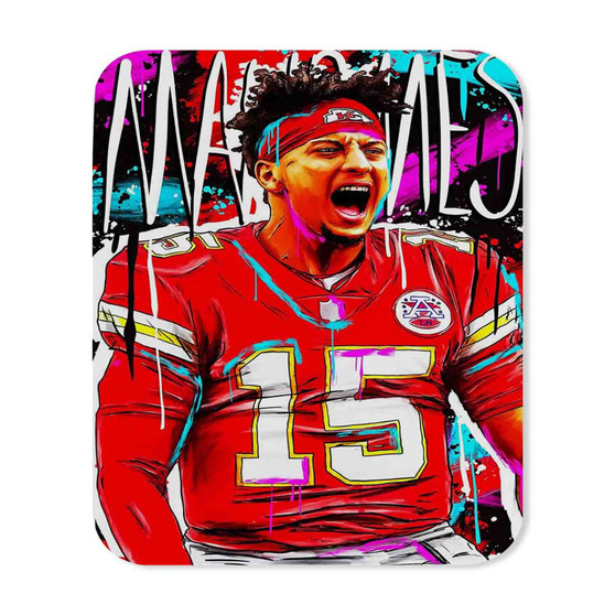 Patrick Mahomes Kansas City Chiefs Rectangle Gaming Mouse Pad