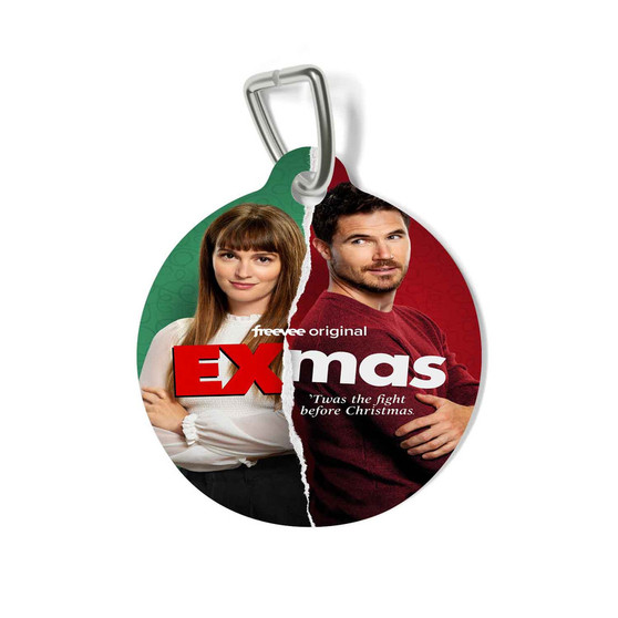 Exmas Movie Round Pet Tag Coated Solid Metal