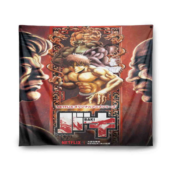 Baki Anime Indoor Wall Polyester Tapestries