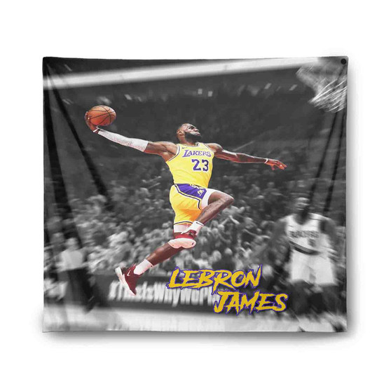 Le Bron James LA Lakers Indoor Wall Polyester Tapestries