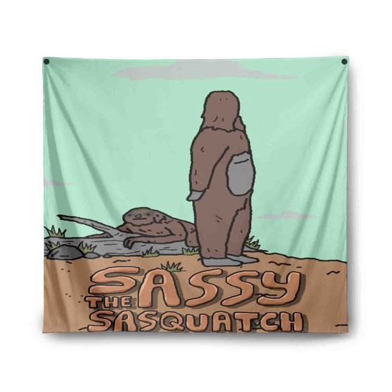 Sassy the Sasquatch Indoor Wall Polyester Tapestries