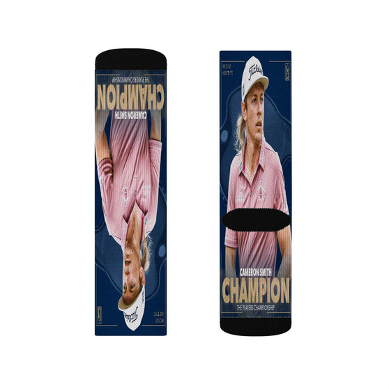 Cameron Smith Polyester Sublimation Socks White