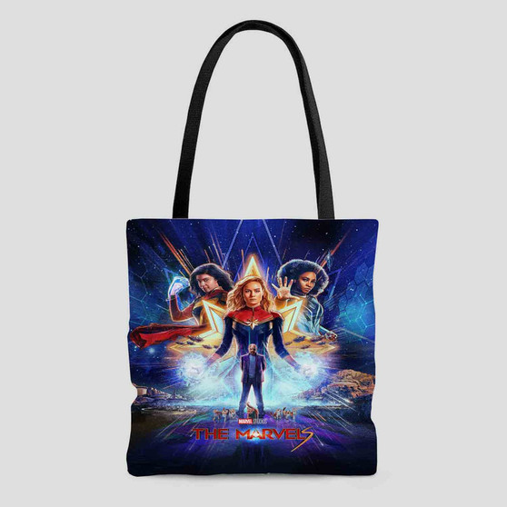 The Marvels Movie Polyester Tote Bag AOP