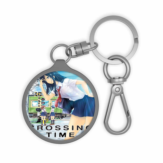 Crossing Time Keyring Tag Acrylic Keychain With TPU Cover