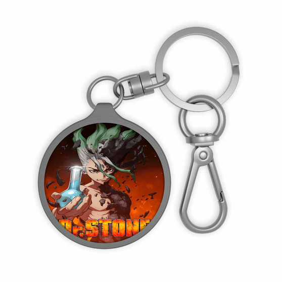 Dr Stone Keyring Tag Acrylic Keychain With TPU Cover