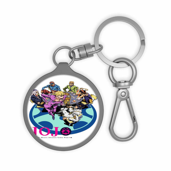 Jo Jo s Bizarre Adventure Manga Keyring Tag Acrylic Keychain With TPU Cover