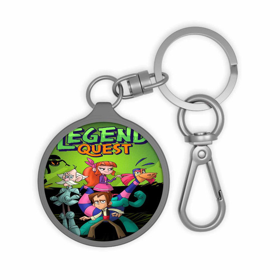 Legend Quest Keyring Tag Acrylic Keychain With TPU Cover