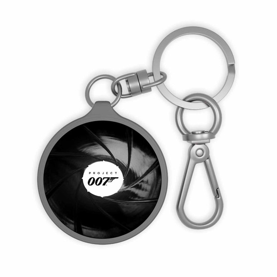 Project 007 Keyring Tag Acrylic Keychain With TPU Cover