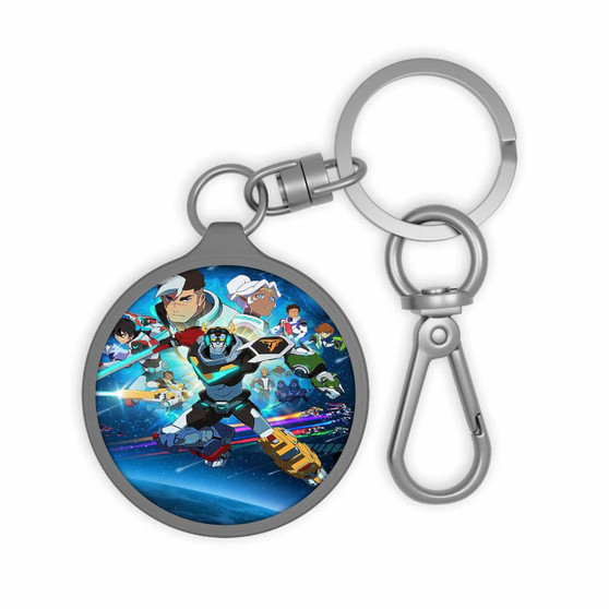 Voltron Legendary Defender Keyring Tag Acrylic Keychain With TPU Cover