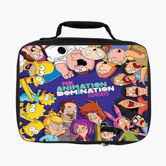 Animation Domination Lunch Bag Fully Lined and Insulated