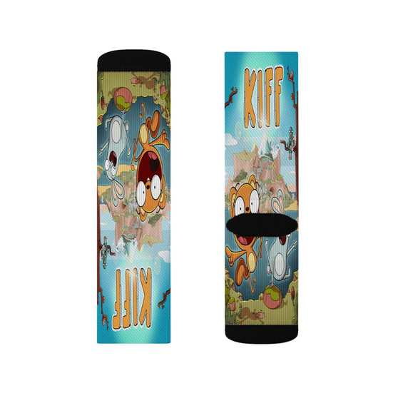 Kiff Polyester Sublimation Socks White