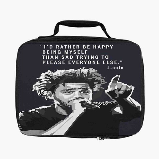J Cole Quotes Lunch Bag Fully Lined and Insulated