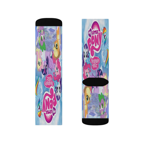 My Little Pony Friendship Is Magic Polyester Sublimation Socks White