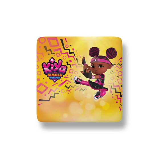 Kiya And The Kimoja Heroes Porcelain Magnet Square