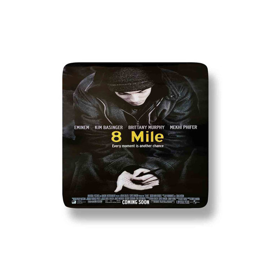 8 Mile Movie Porcelain Magnet Square