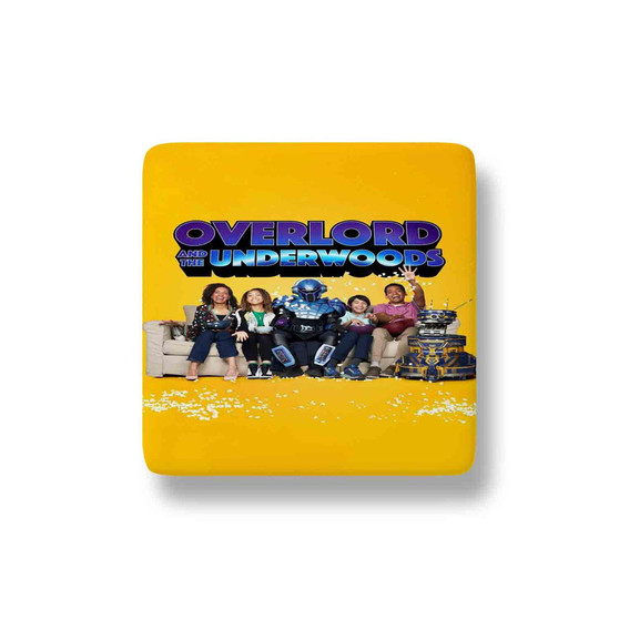 Overlord and the Underwoods Porcelain Magnet Square